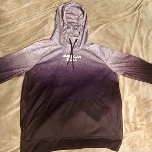 American Eagle Black/Grey Hoodie